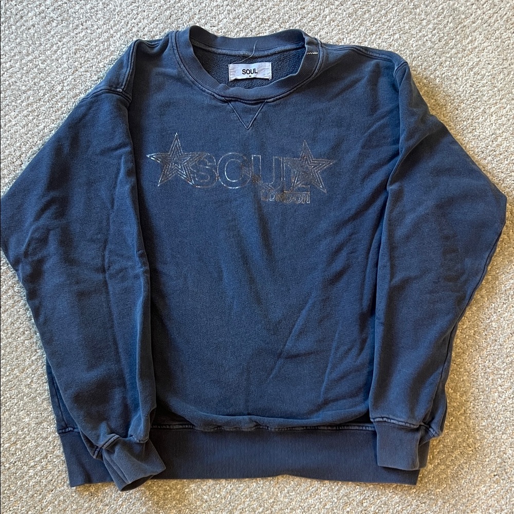 Washed Blue SOUL CYCLE SWEATSHIRT